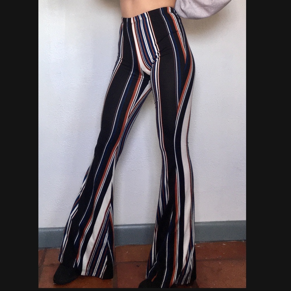 super soft lined flared pants